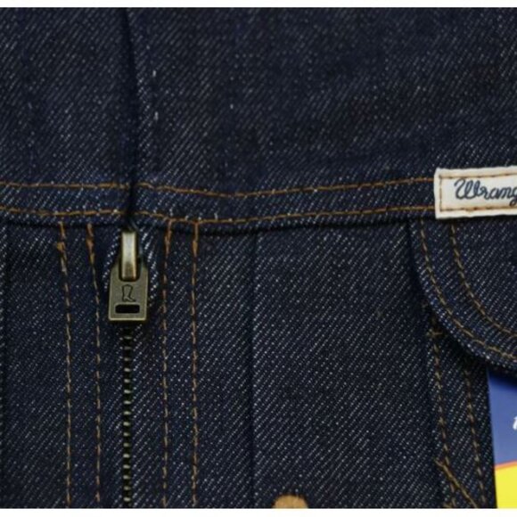 Wrangler Men's Denim Jacket 11MJZ Cone Mills Selvedge Sanforized Size XXL 14 oz. - Picture 4 of 15